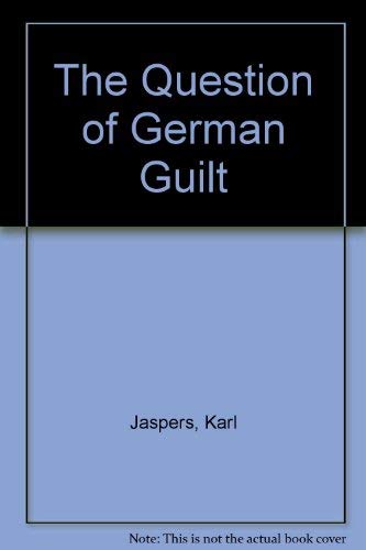 9780837193052: The Question of German Guilt