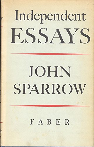 9780837193618: Independent Essays