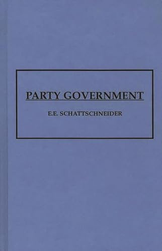 Stock image for Party Government (American Government in Action) for sale by Anybook.com