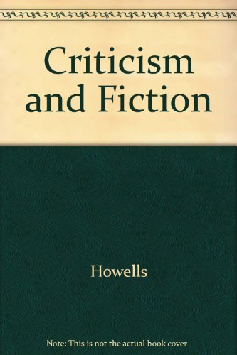 Beispielbild fr Criticism and Fiction and Other Essays zum Verkauf von Better World Books