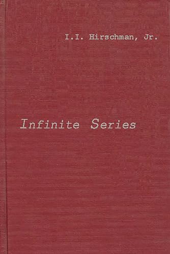 9780837198972: Infinite Series (Athena Series, Selected Topics in Mathematics)