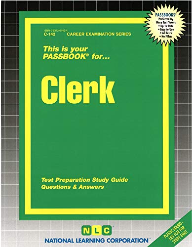 Stock image for Clerk(Passbooks) (C-142) for sale by Alplaus Books