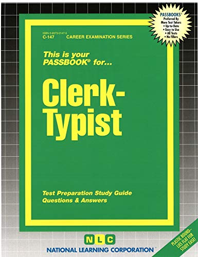 Stock image for Clerk-Typist for sale by Better World Books