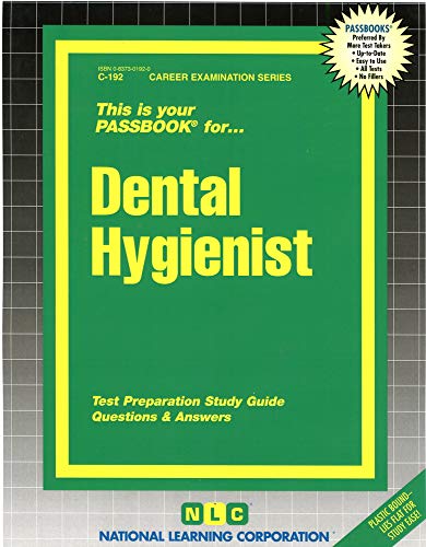 Stock image for Dental Hygienist (Passbooks) for sale by Zubal-Books, Since 1961