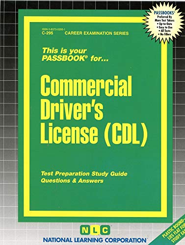 Imagen de archivo de Commercial Driver's License (CDL) a la venta por ThriftBooks-Dallas