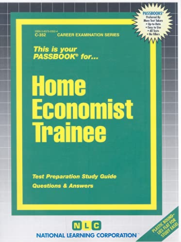Home Economist Trainee(Passbooks) (Career Examination Series) (9780837303529) by National Learning Corporation
