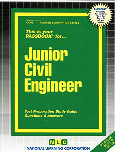 Junior Civil Engineer (Career Examination Series) (9780837303956) by National Learning Corporation