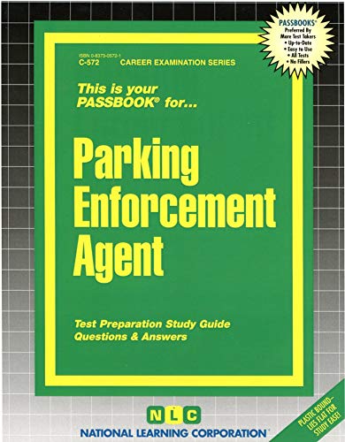 Parking Enforcement Agent Passbooks Career Examination