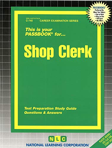 Shop Clerk National Learning Corporation Author