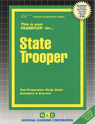 State Trooper: Passbooks Study Guide (Spiral bound) - Jack Rudman