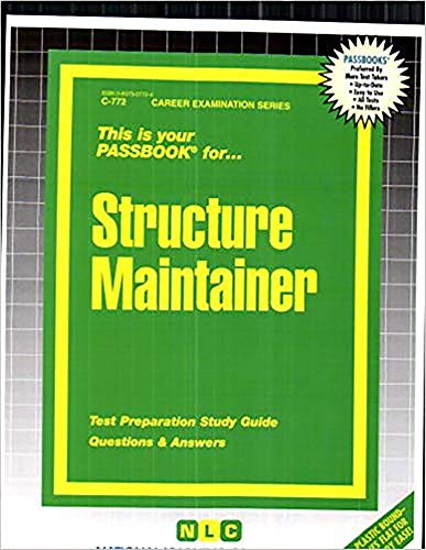 Structure Maintainer (Career Examination Series) (9780837307725) by National Learning Corporation