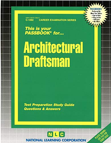 9780837310923: Architectural Draftsman/C-1092/Ces (Career Examination Series)