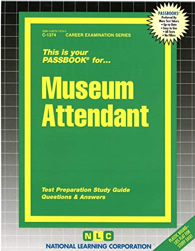 9780837313740: Museum Attendant: Passbooks Study Guide