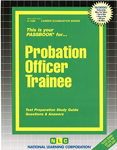 Probation Officer Trainee Passbooks Career Examination
