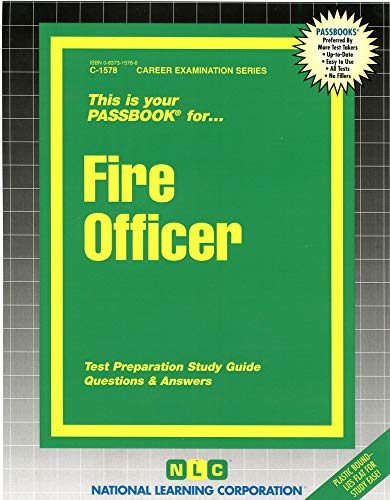 Fire Officer(Passbooks) (Career Examination Series) (9780837315782) by National Learning Corporation