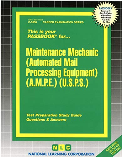 Maintenance Mechanic (Automated Mail Processing Equipment)(Usps) (Career Examination Series) - National Learning Corporation