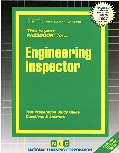 Engineering Inspector (Career Examination Series) (9780837318615) by National Learning Corporation