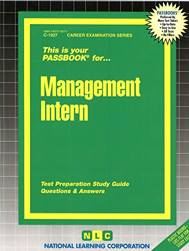 Management Intern(Passbooks) (Career Examination Series) (9780837319278) by National Learning Corporation