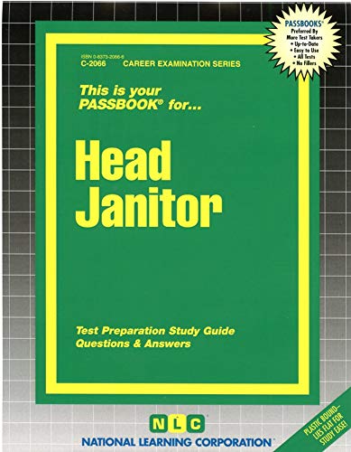 Head Janitor (Career Examination Series) (9780837320663) by National Learning Corporation