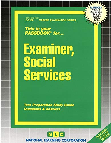 Imagen de archivo de Examiner, Social Services a la venta por Better World Books