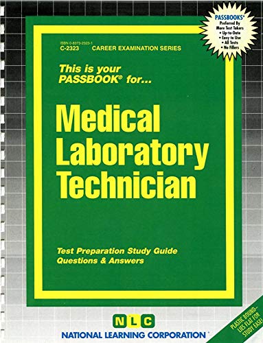Imagen de archivo de Medical Laboratory Technician [Paperback] by Rudman, Jack a la venta por Richard J Barbrick