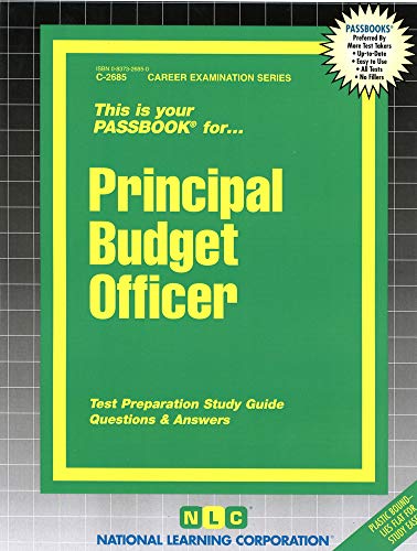 Principal Budget Officer(Passbooks) (Career Examination Series) (9780837326856) by National Learning Corporation