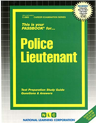 Police Lieutenant (Career Examination Series) - Jack Rudman