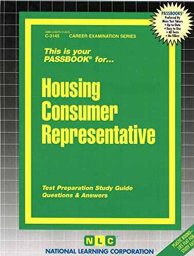 Housing Consumer Representative(Passbooks) (Career Examination Series) (9780837331454) by National Learning Corporation