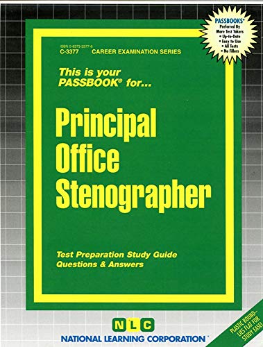 Principal Office Stenographer(Passbooks) (Career Examination Series) (9780837333779) by National Learning Corporation