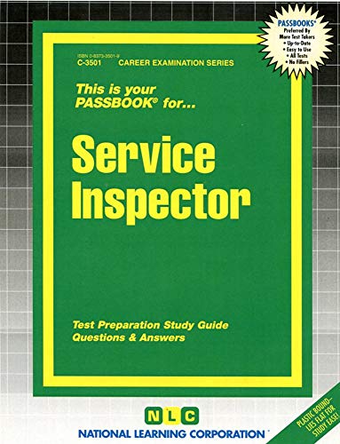 Service Inspector (Career Examination Series) (9780837335018) by National Learning Corporation