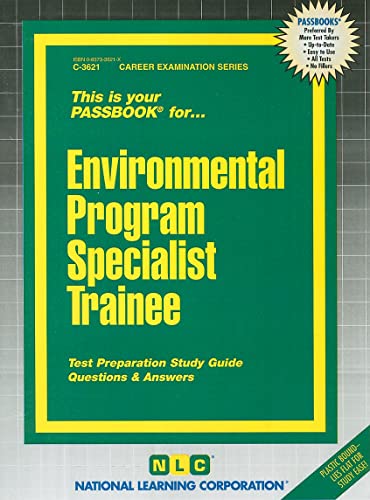 9780837336213: Environmental Program Specialist Trainee: Passbooks Study Guide: 3621 (Career Examination Passbooks)