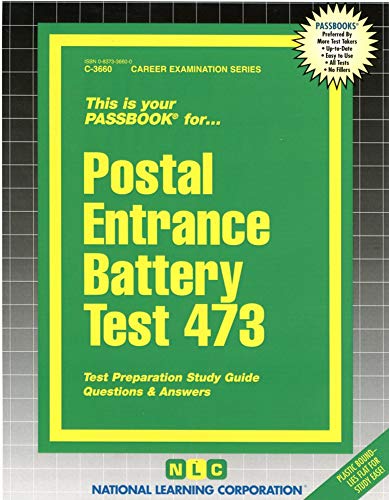 9780837336602: Postal Entrance Battery Test 473 (Career Examination, C-3660)