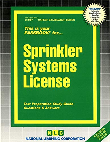 Sprinkler Systems License - Jack Rudman