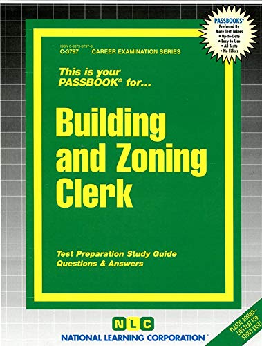 Building and Zoning Clerk - Jack Rudman, National Learning Corporation (Editor)