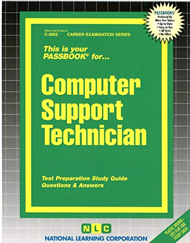 Computer Support Technician (Career Examination Series) (9780837338026) by National Learning Corporation