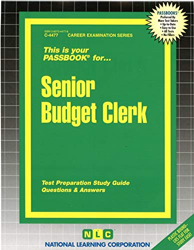 Imagen de archivo de Senior Budget Clerk a la venta por Plum Books