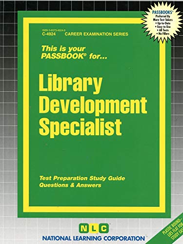 Stock image for Library Development Specialist (Passbooks) for sale by Alplaus Books