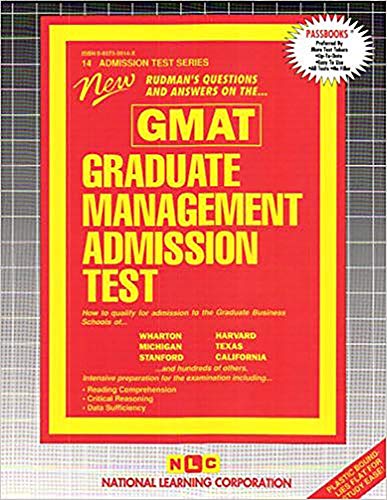 GMAT: Graduate Management Admission Test (Admission Test Series) (9780837350141) by Passbooks