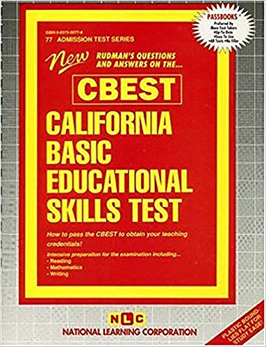 9780837350776: California Basic Educational Skills Test (CBEST) (Admission Test Series (ATS))