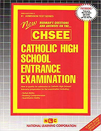 Stock image for Catholic High School Entrance Examination (Chsee for sale by Books Puddle