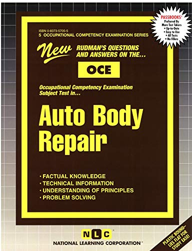 AUTO BODY REPAIR (Occupational Competency Examination Series) (Passbooks) (9780837357058) by National Learning Corporation