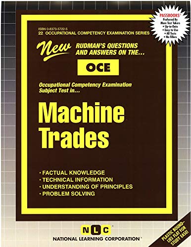 9780837357225: MACHINE TRADES (Occupational Competency Examination Series) (Passbooks)