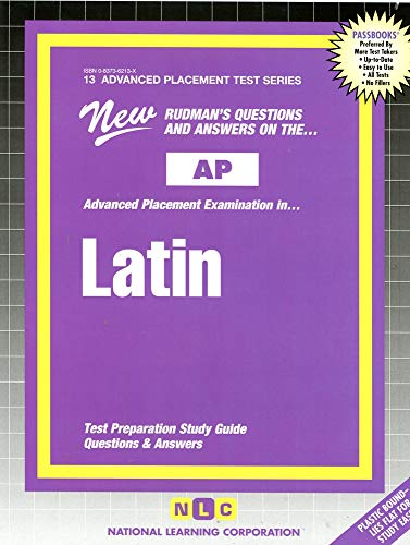 9780837362137: Latin - Vergil: Passbooks Study Guide