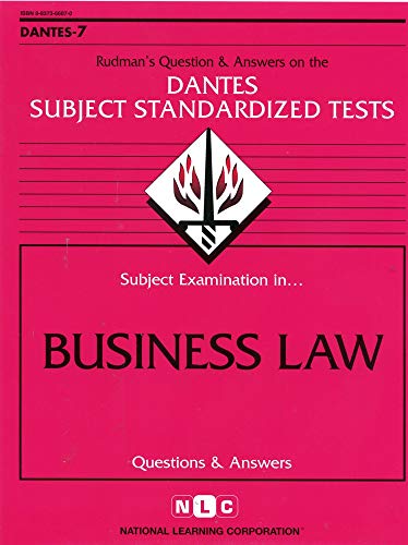 Stock image for DSST Business Law (II) (Passbooks) (DANTES SUBJECT STANDARDIZED TESTS (DANTES)) for sale by Drew