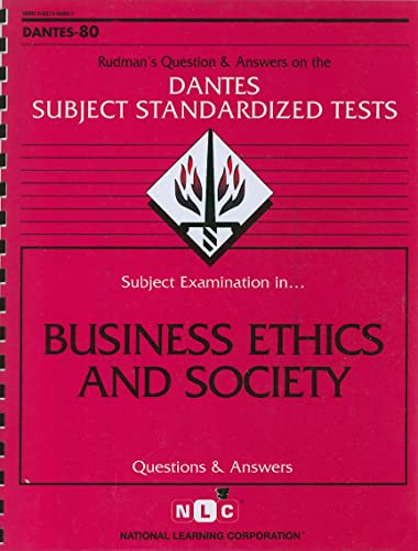 9780837366807: Business Ethics and Society: Passbooks Study Guide (Dantes Subject Standardized Tests, 80)