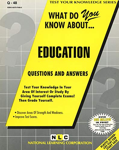 9780837370484: EDUCATION (Test Your Knowledge Series) (Passbooks) (TEST YOUR KNOWLEDGE SERIES (Q))