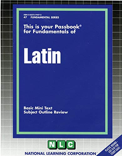 9780837374475: LATIN: Passbooks Study Guide (Passbooks Study Guide: Fundamental)