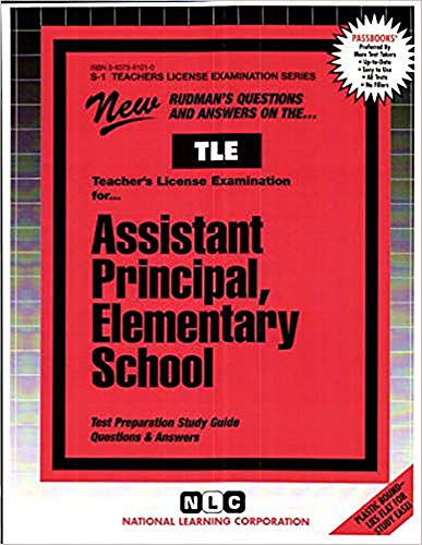 9780837381015: Assistant Principal, Elementary School (Teachers License Examination Series)