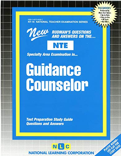 9780837384566: GUIDANCE COUNSELOR (National Teacher Examination Series) (Content Specialty Test) (Passbooks) (NATIONAL TEACHER EXAMINATION SERIES (NTE))