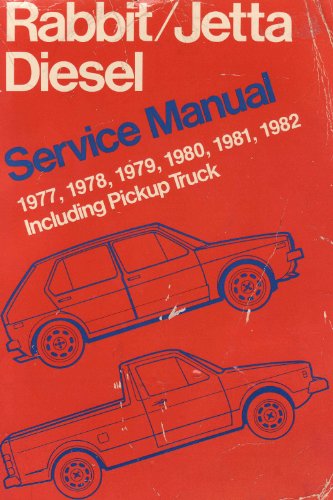 9780837601052: Volkswagen Rabbit/Jetta Diesel: Service Manual 1977, 1978, 1979, 1980, 1981, 1982 Including Pickup Truck
